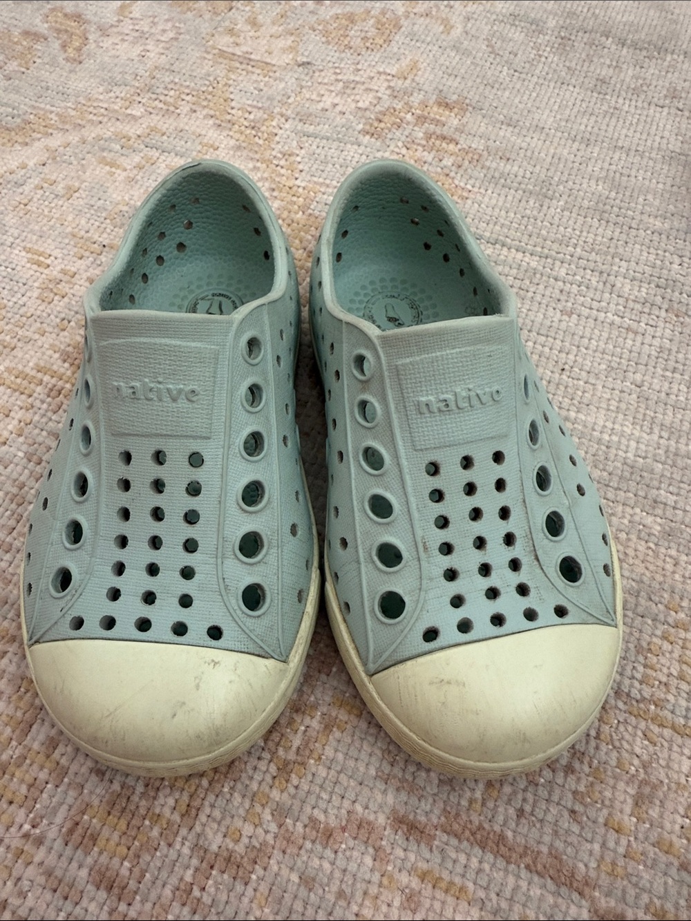 Native Kids Slip-On Water Shoes in Mint C6
